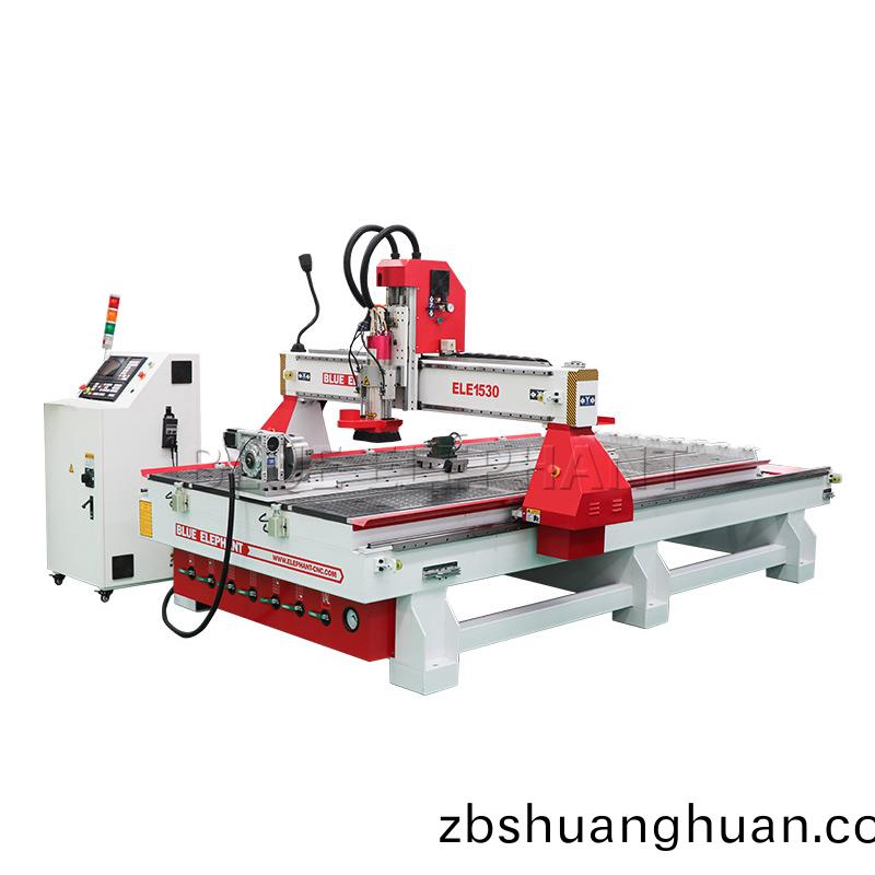 1530自(zi)動換(huan)刀(dao)開(kai)料(liao)機帶鏇轉軸(zhou)