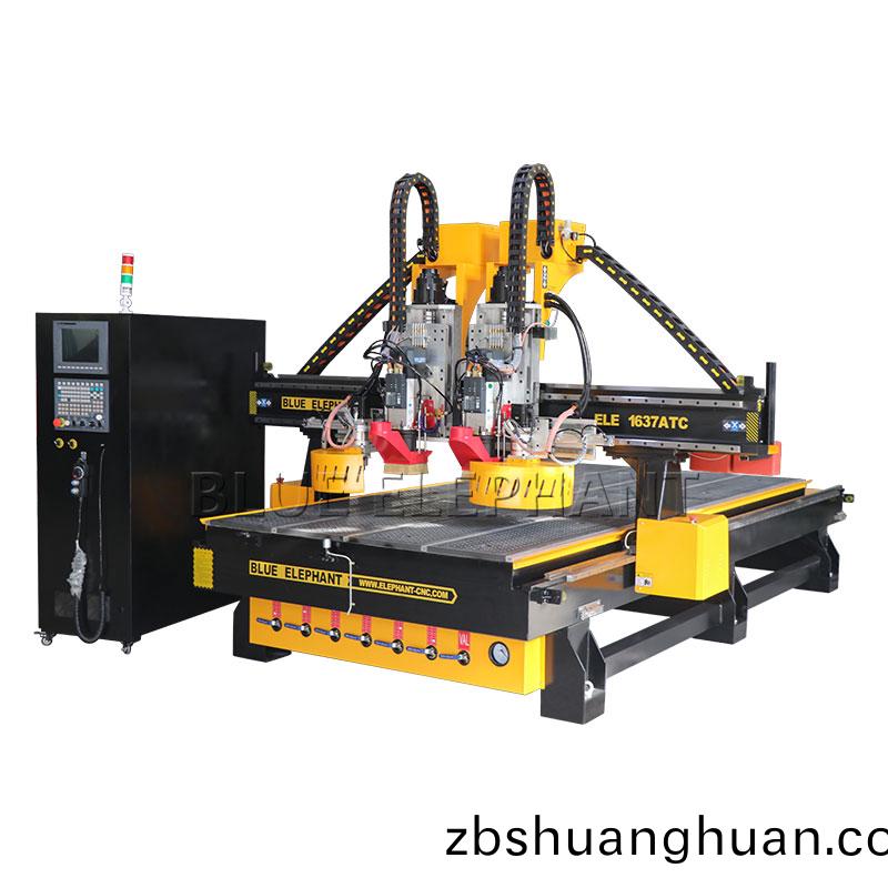 獨立雙(shuang)頭(tou)圓盤(pan)自(zi)動換刀鵰(diao)刻(ke)機(ji)