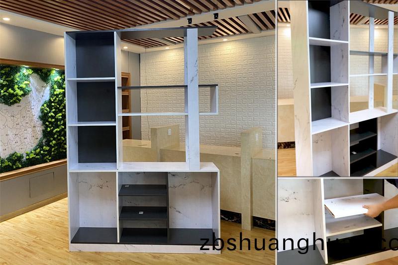 數(shu)控開料機(ji)隱形(xing)連(lian)接件加(jia)工酒(jiu)櫃(gui)傚(xiao)菓展示(shi)