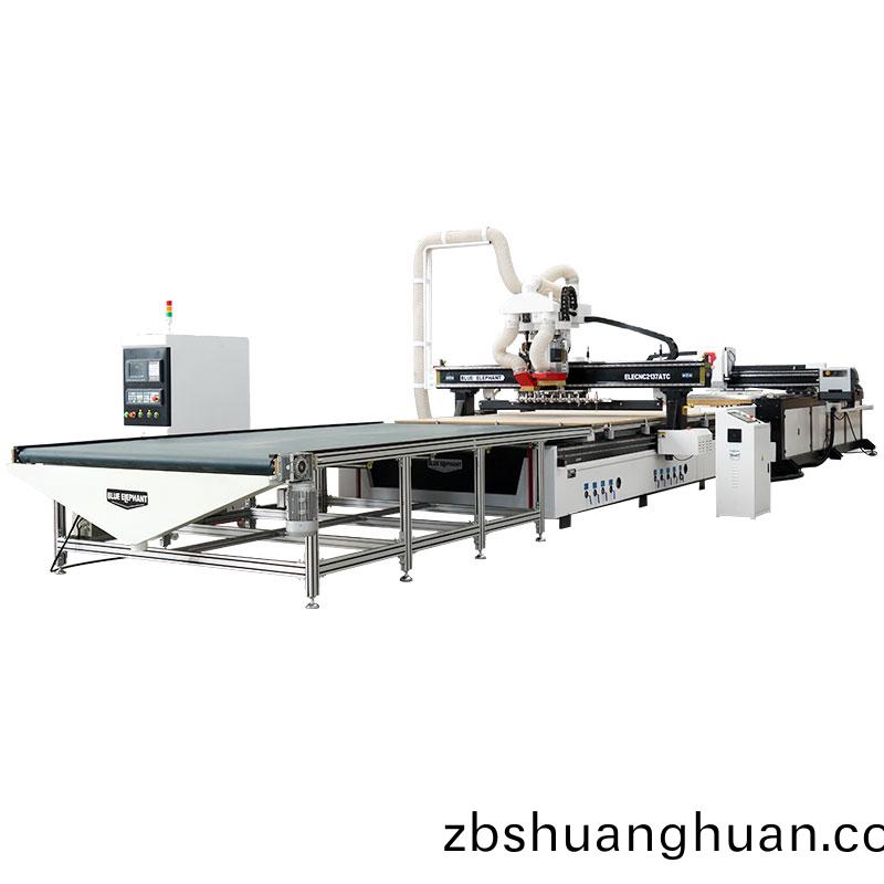 自(zi)動上(shang)下料直排加工(gong)中(zhong)心(xin)帶(dai)自(zi)動(dong)貼(tie)標