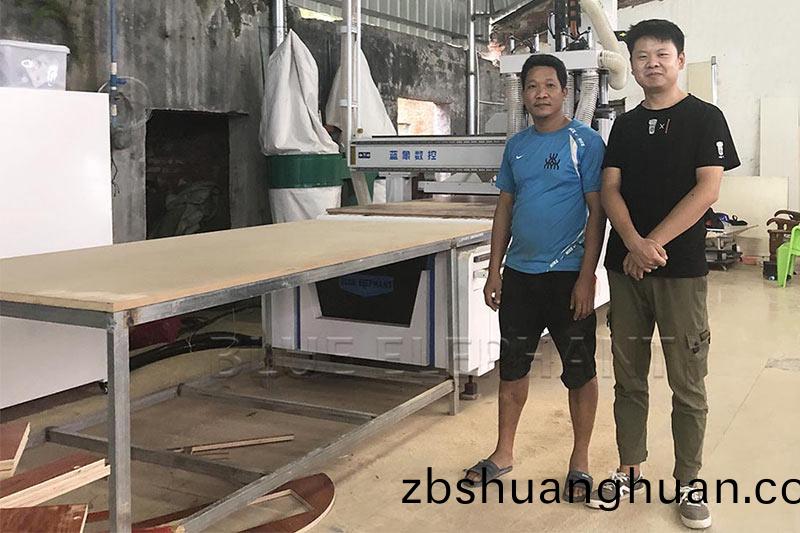 海(hai)南(nan)儋(dan)州XX傢具廠訂購闆(ban)式傢具生(sheng)産線(xian)